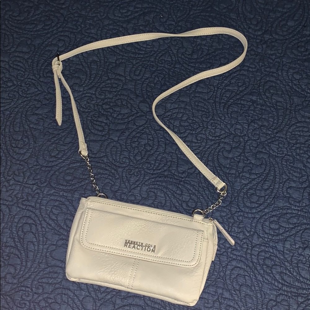 Small Cream Shoulder Clutch